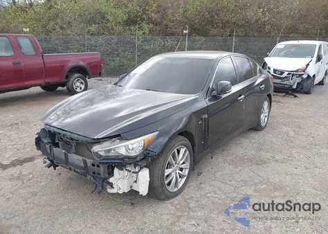 2015 Infiniti Q50 Premium from USA, damaged, VIN JN1BV7AR7FM393662